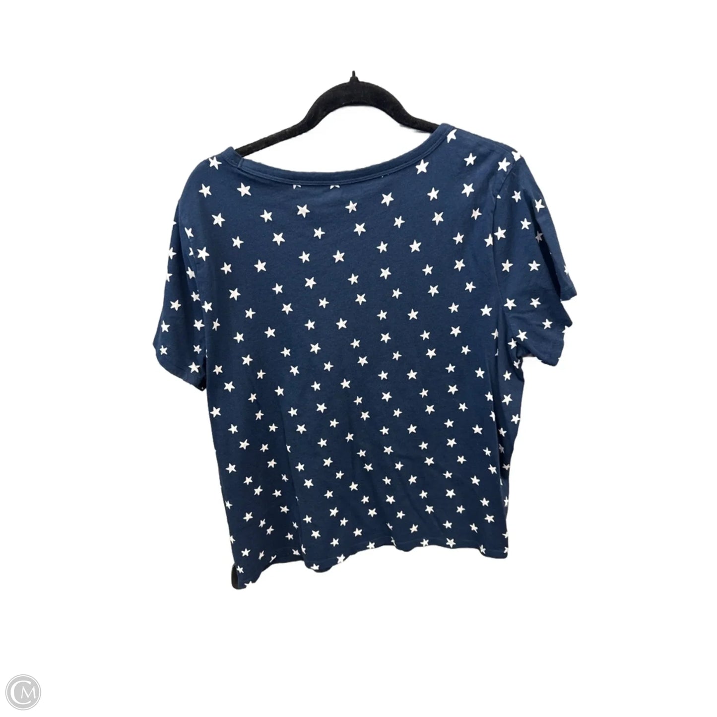 Top Short Sleeve By Old Navy In Blue, Size: Xl