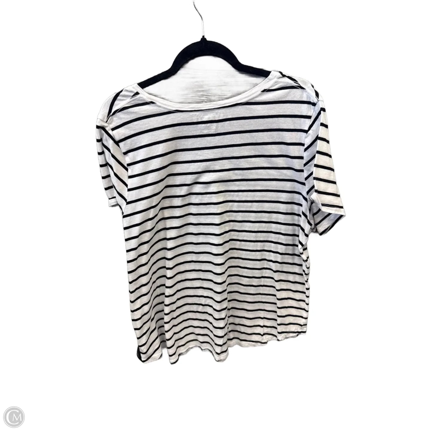 Top Short Sleeve By Old Navy In Striped Pattern, Size: Xxl