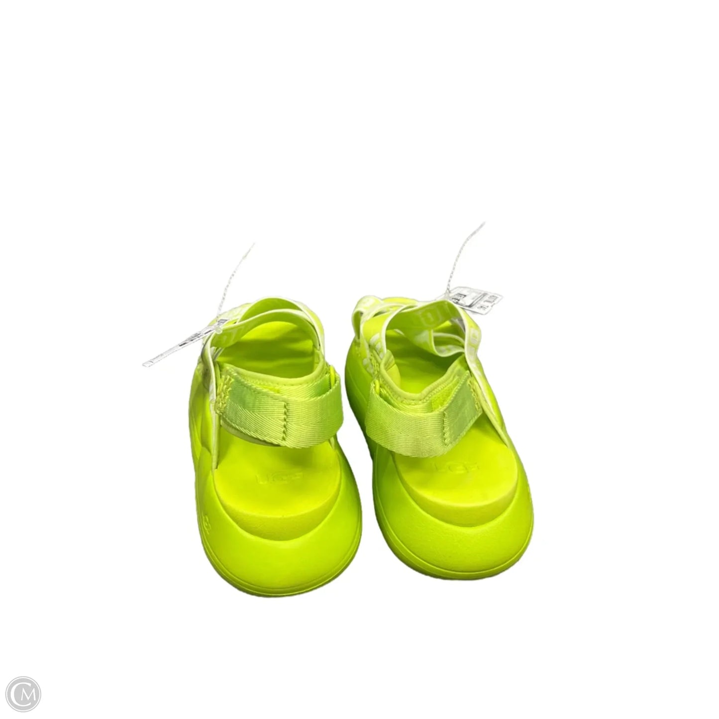 Sandals Designer By Ugg In Green, Size: 9