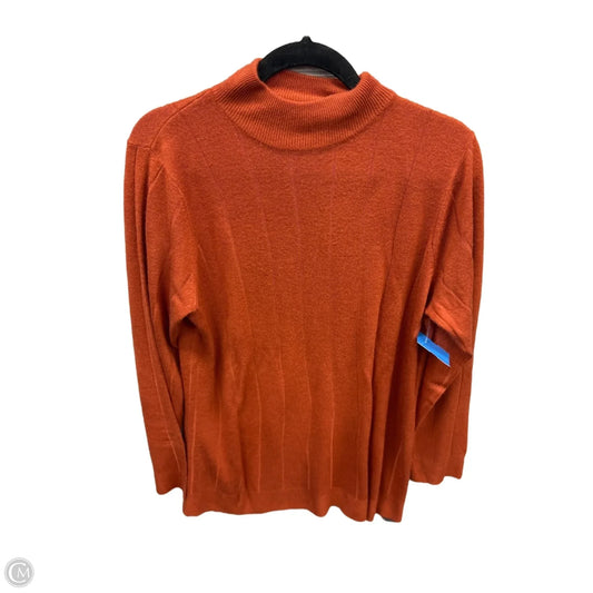 Top Long Sleeve By Roamans In Orange, Size: M
