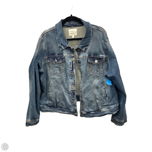 Jacket Denim By Torrid In Blue Denim, Size: 3x