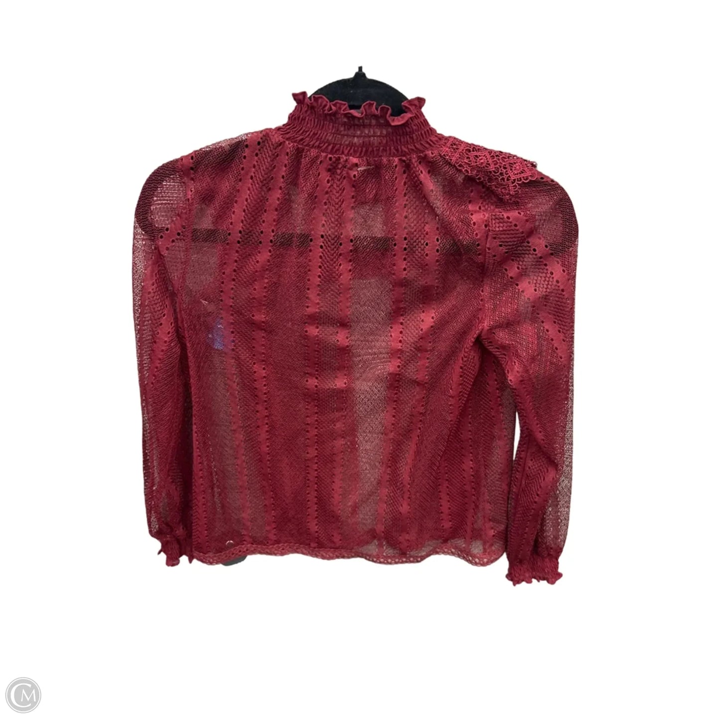 Top Long Sleeve By Clothes Mentor In Red, Size: Xs