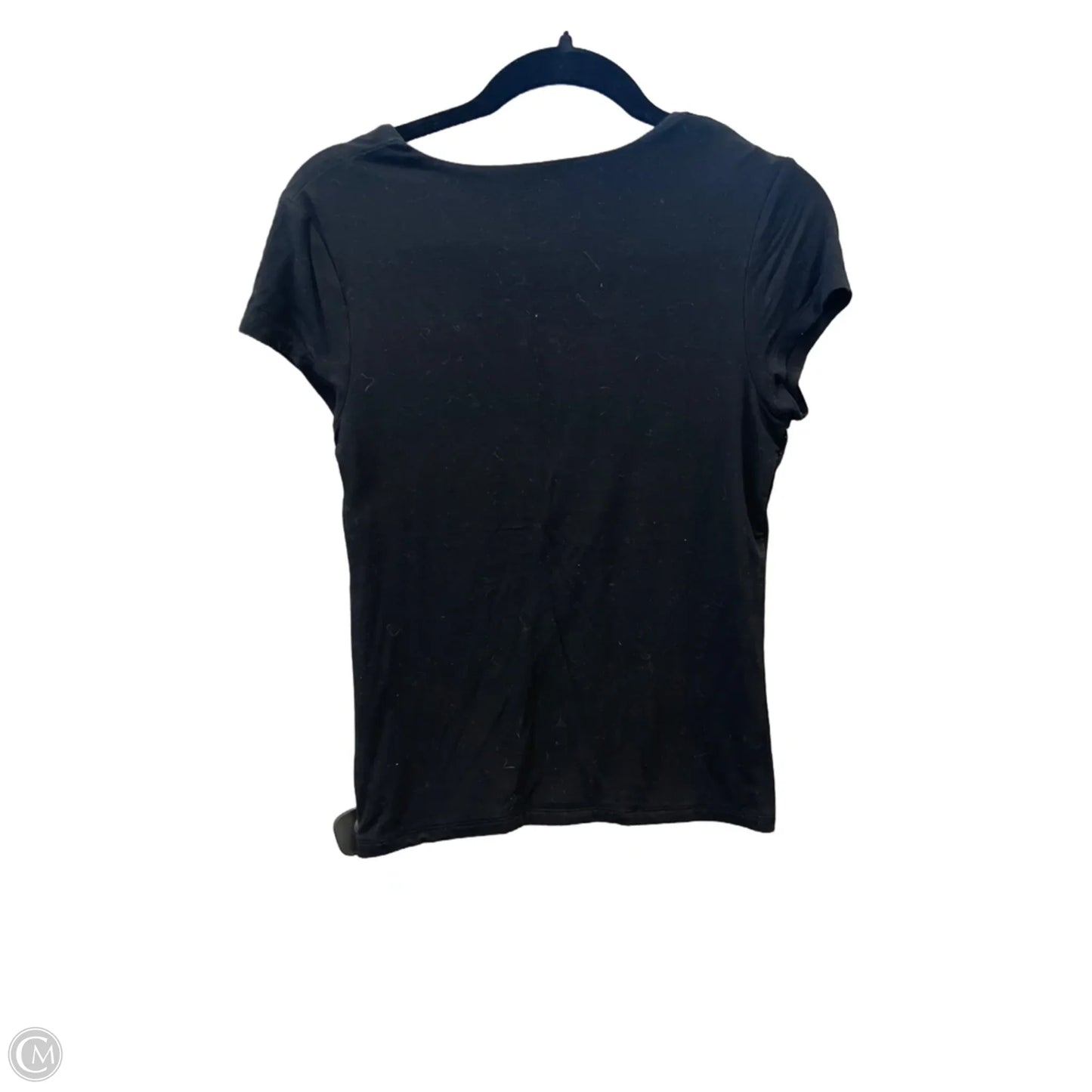 Top Short Sleeve By A New Day In Black, Size: S