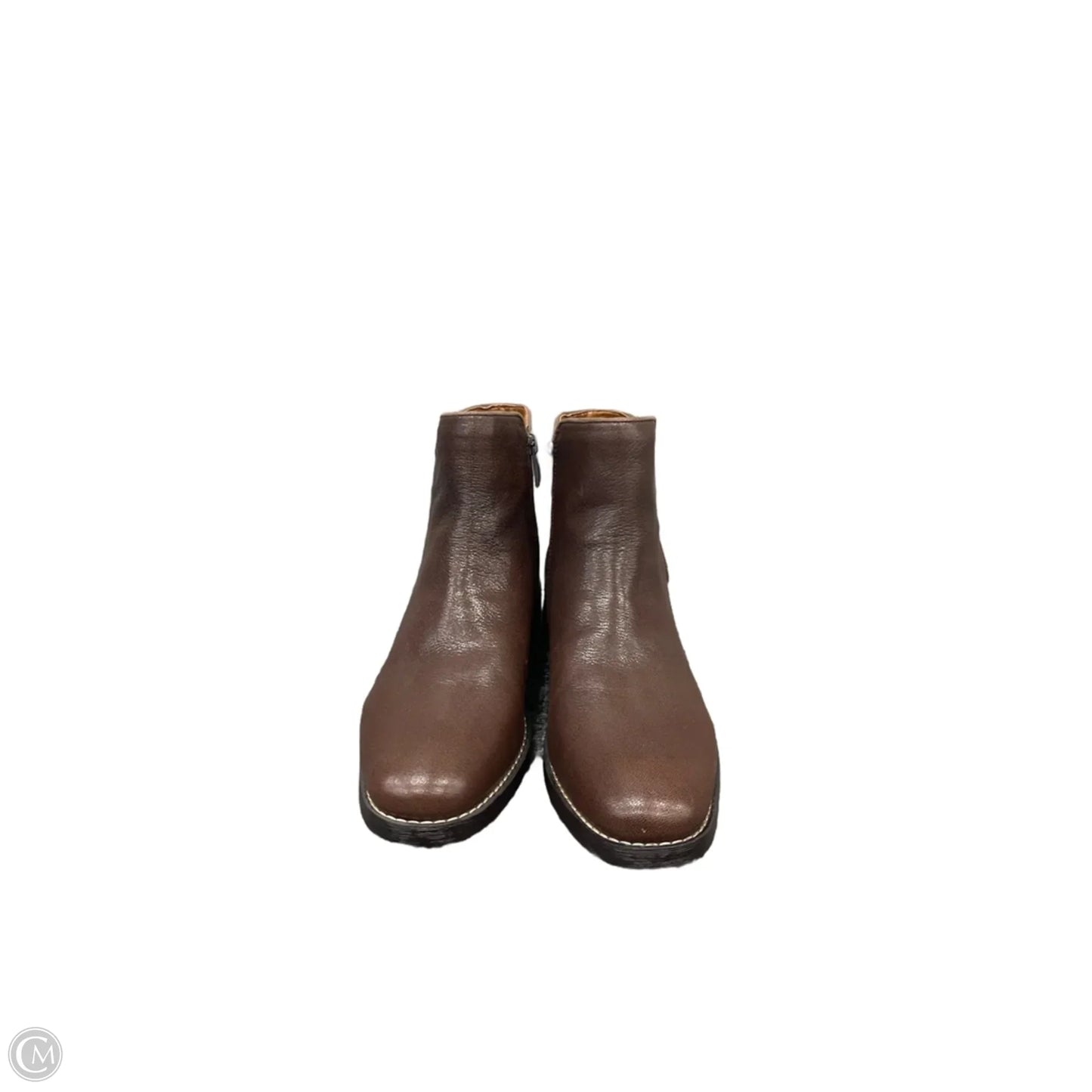 Boots Ankle Flats By Franco Sarto In Brown, Size: 8