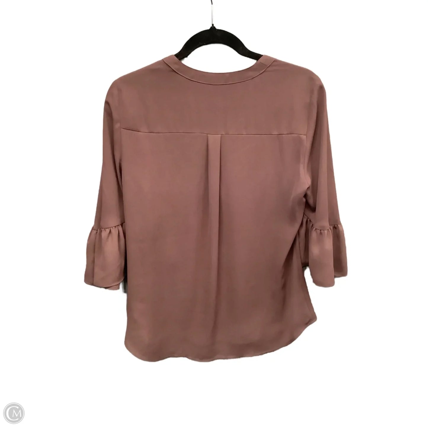 Blouse 3/4 Sleeve By Express In Brown, Size: S