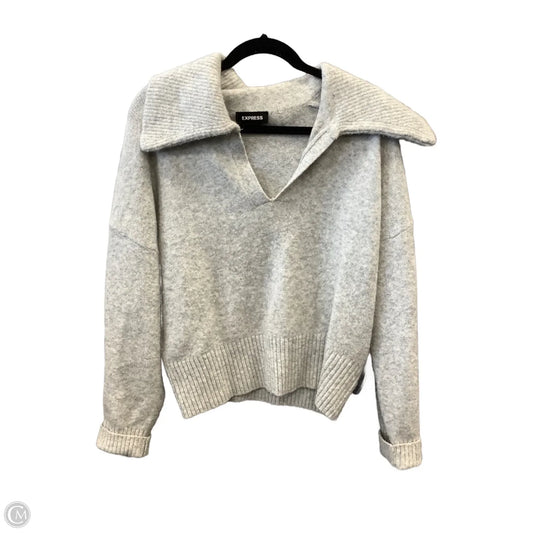 Sweater By Express In Grey, Size: S