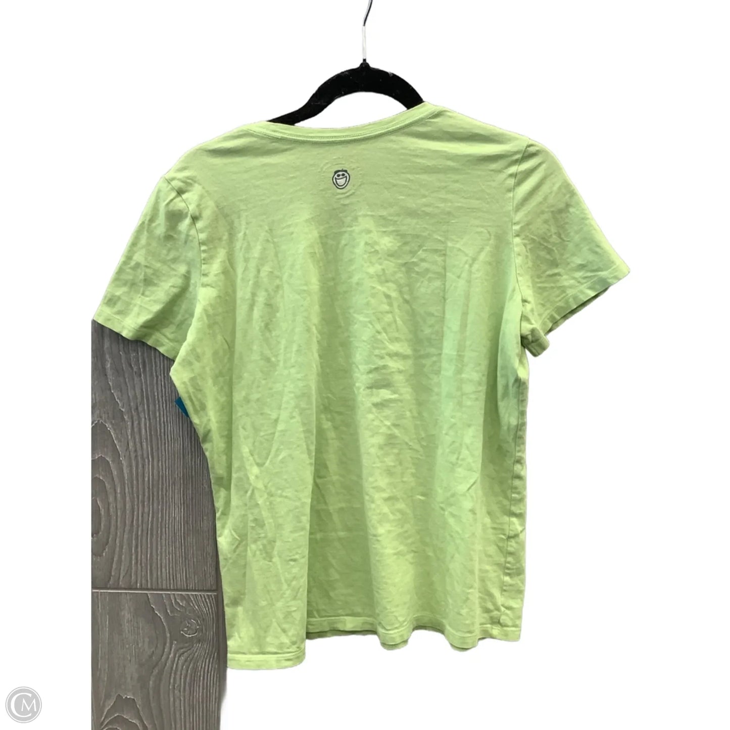 Top Short Sleeve By Life Is Good In Green, Size: M
