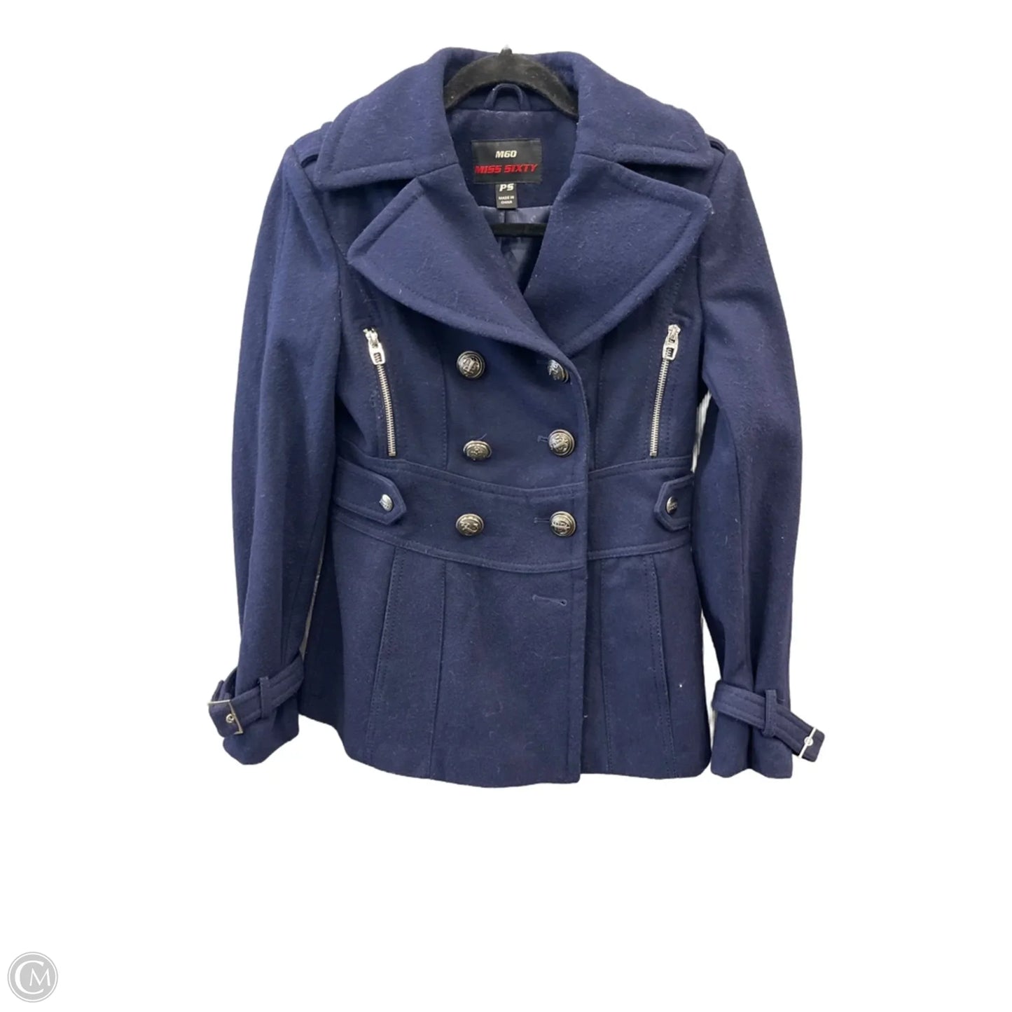 Coat Other By Miss Sixty In Navy, Size: Sp