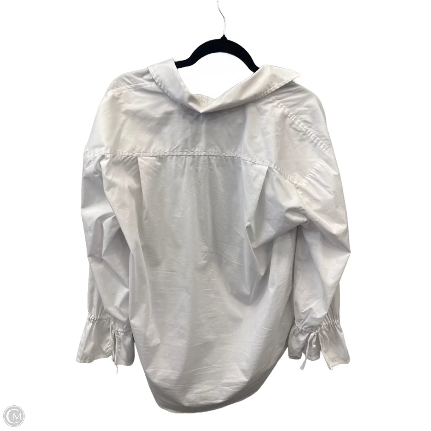 Top Long Sleeve By Simply Vera In White, Size: L