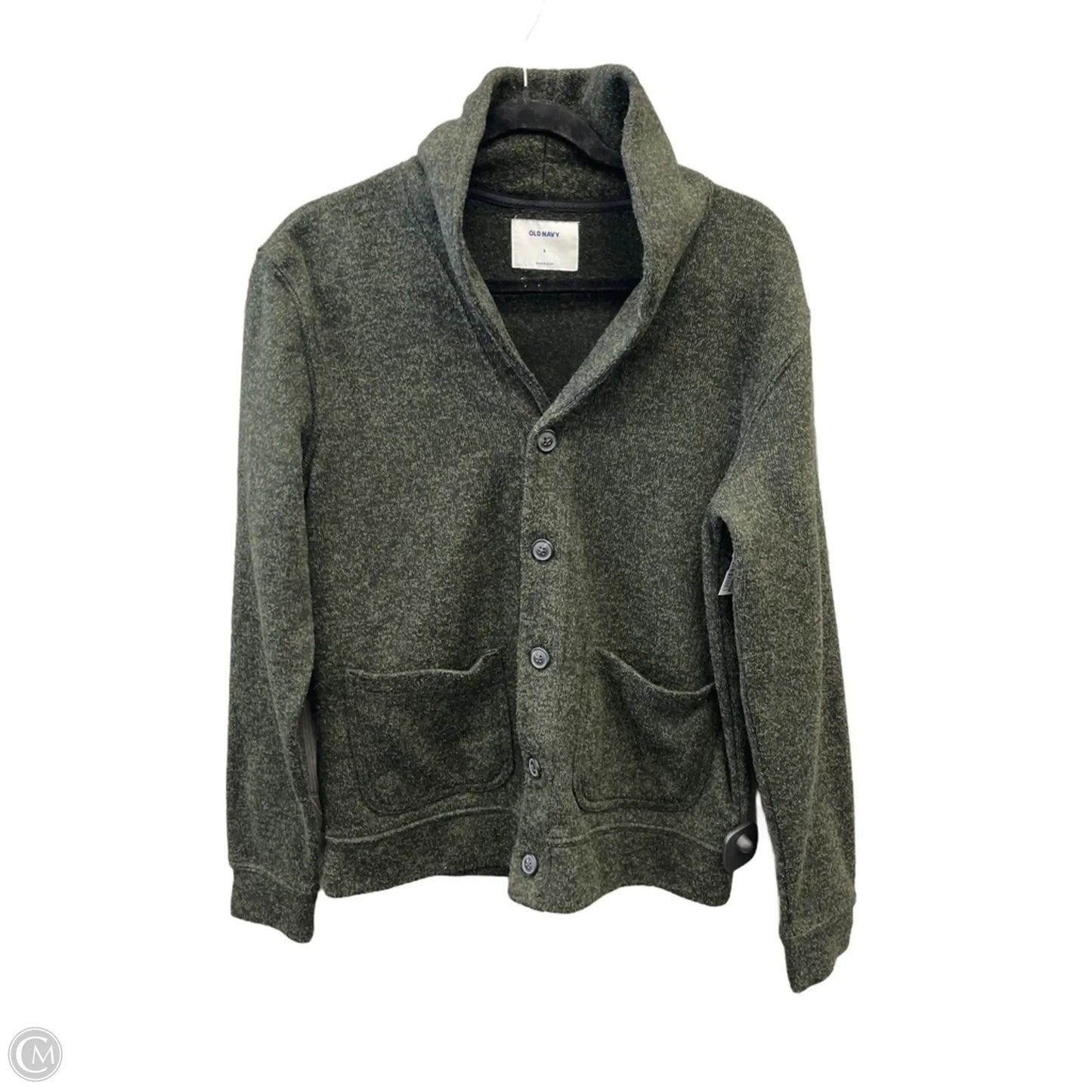 Sweater Cardigan By Old Navy In Green, Size: S