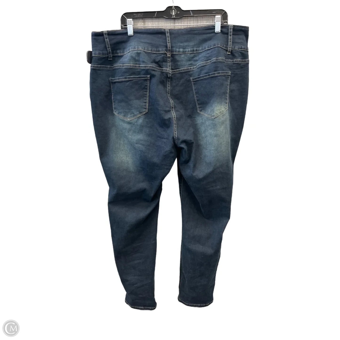 Jeans Jeggings By Clothes Mentor In Blue Denim, Size: 22