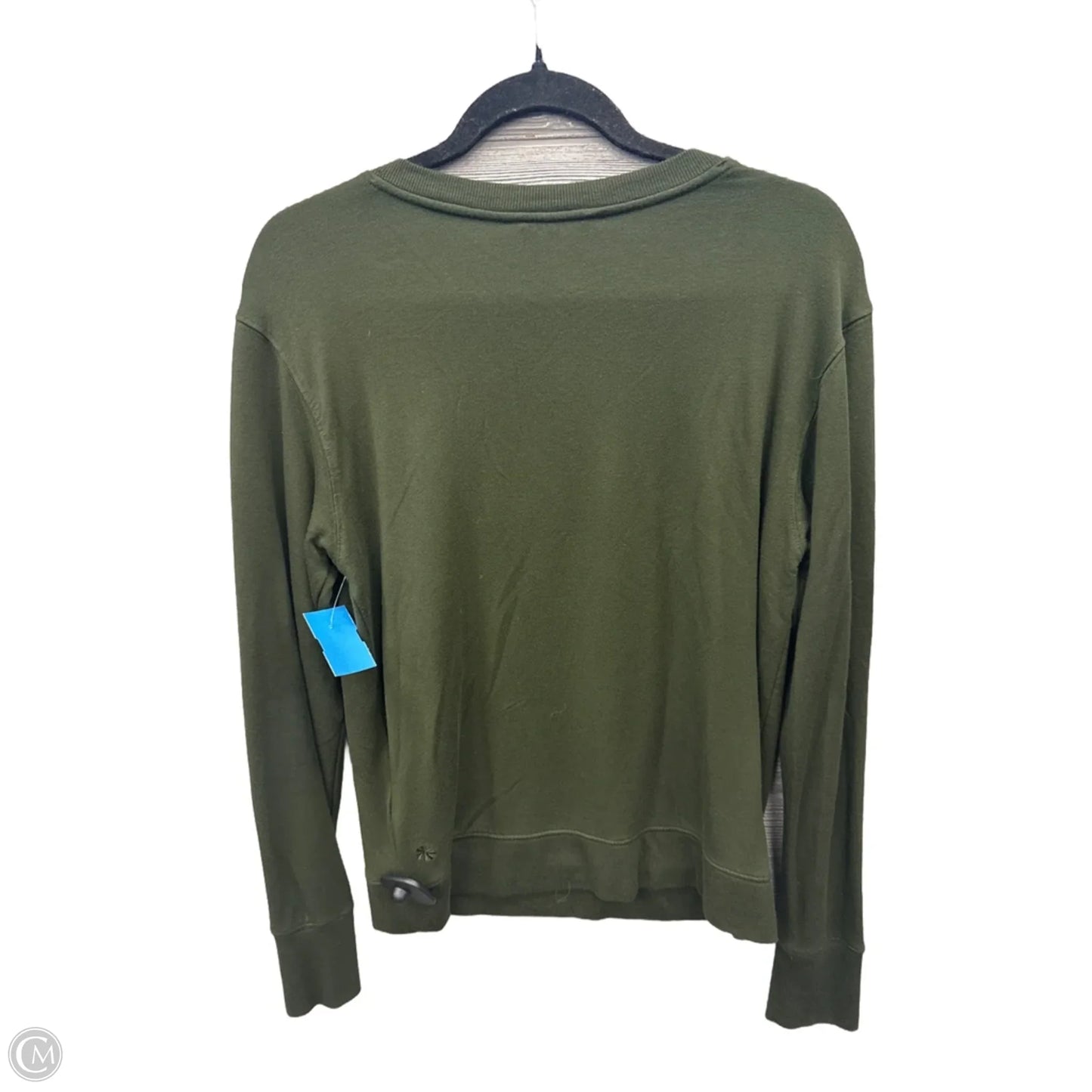 Athletic Top Long Sleeve Crewneck By Athleta In Green, Size: S