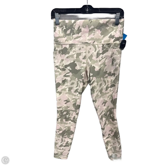Athletic Leggings By Athleta In Camouflage Print, Size: M