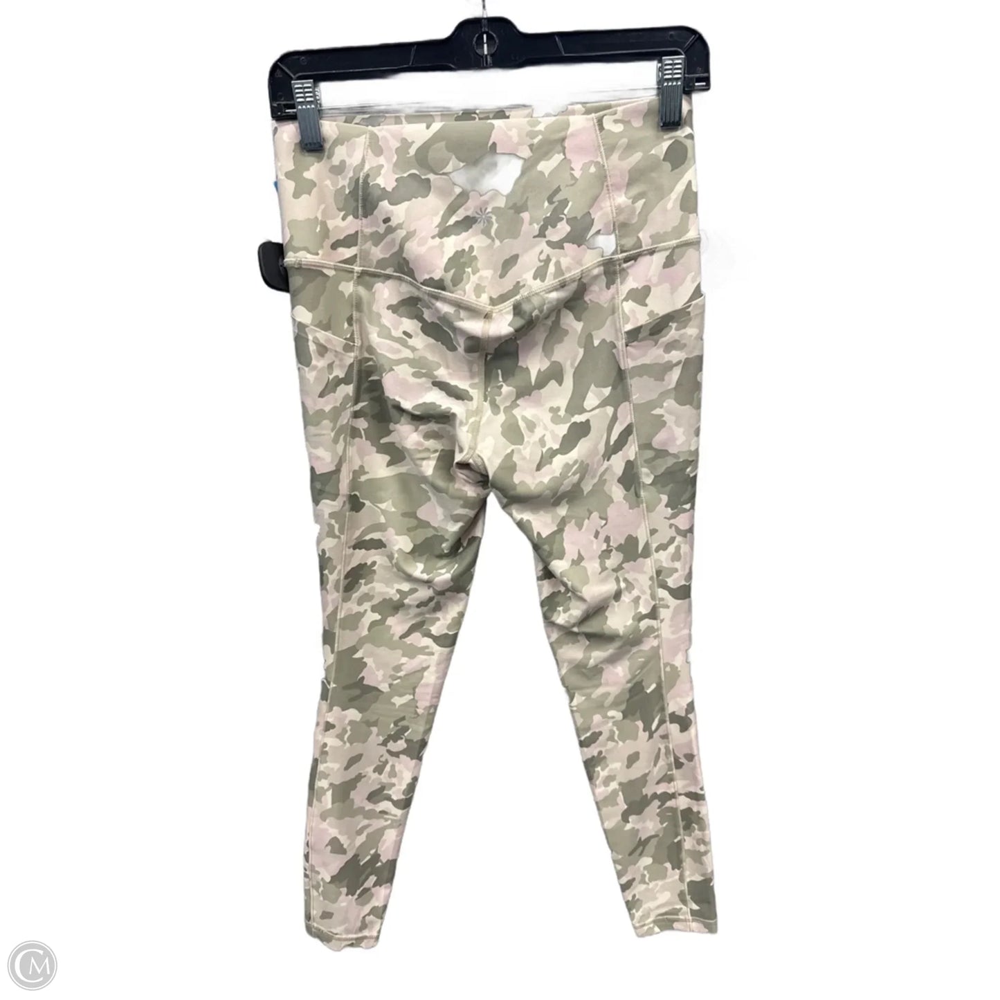 Athletic Leggings By Athleta In Camouflage Print, Size: M