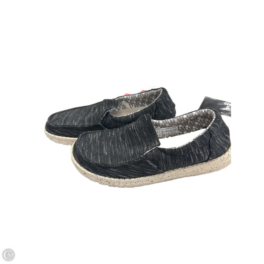 Shoes Flats By Hey Dude In Black, Size: 7