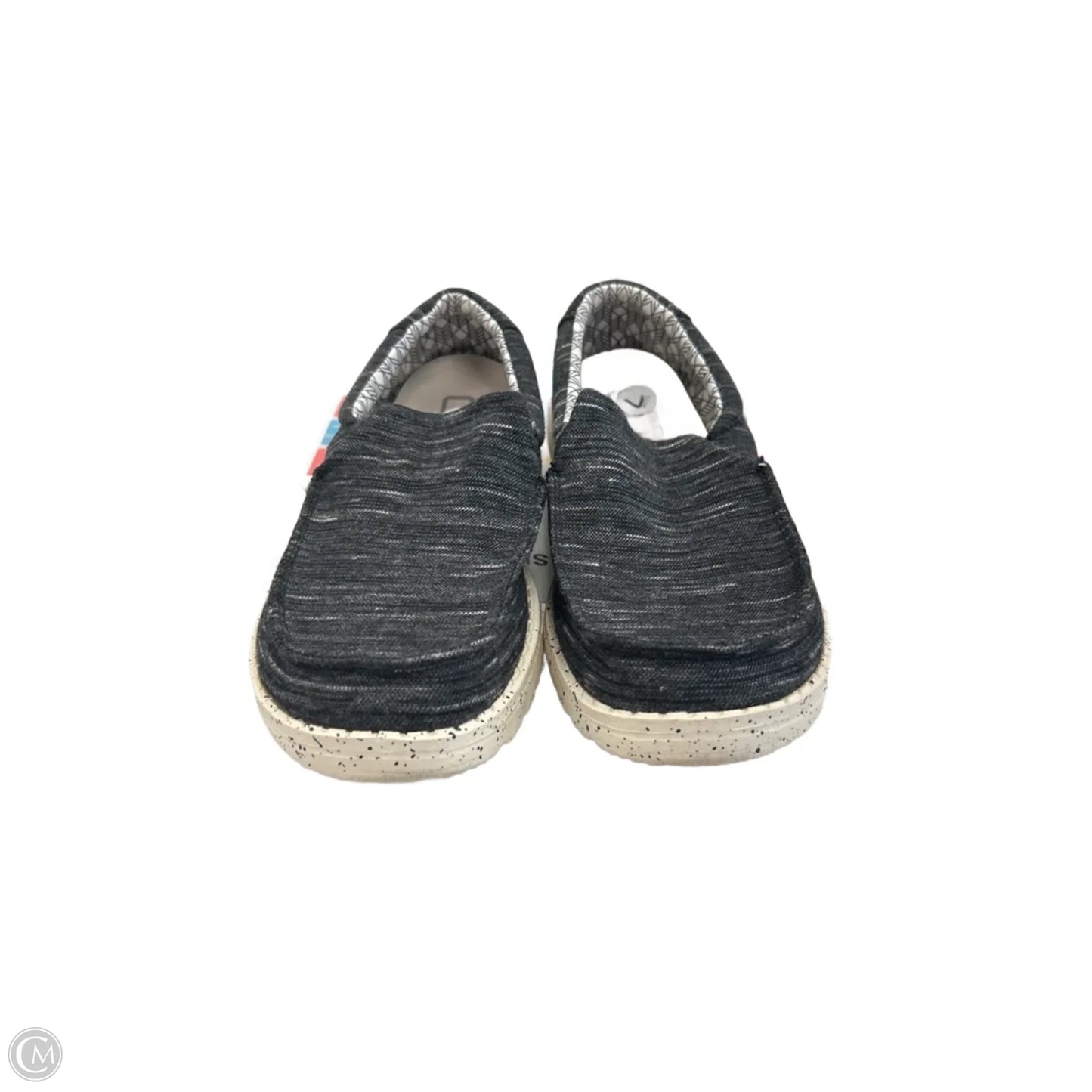 Shoes Flats By Hey Dude In Black, Size: 7