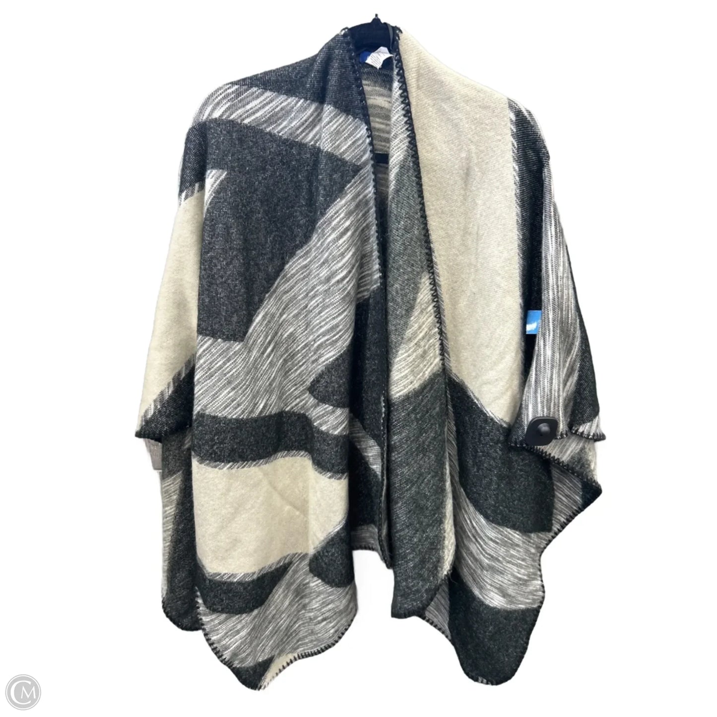 Shawl By Apt 9 In Grey, Size: Osfm