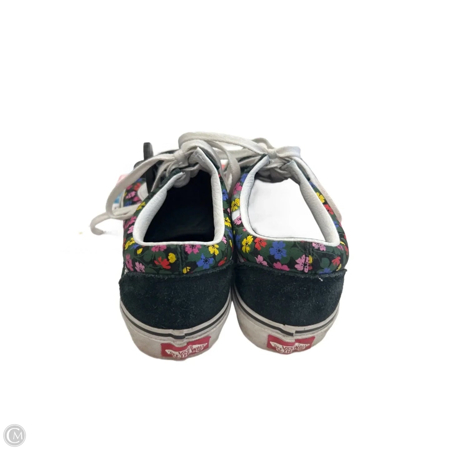 Shoes Sneakers By Vans In Floral Print, Size: 8