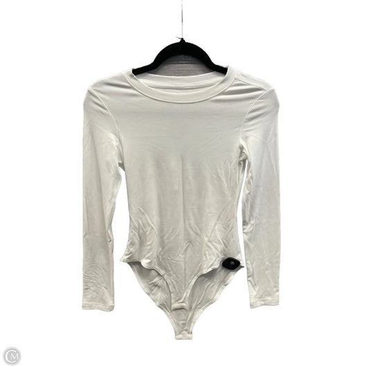 Bodysuit By Clothes Mentor In White, Size: S