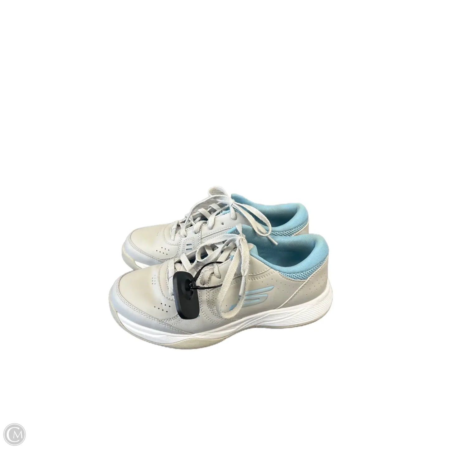 Shoes Athletic By Skechers In Blue & Grey, Size: 7