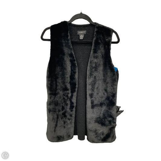 Vest Other By Liz Claiborne In Black, Size: M