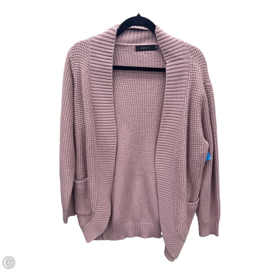 Sweater Cardigan By Zesica In Purple, Size: Xl