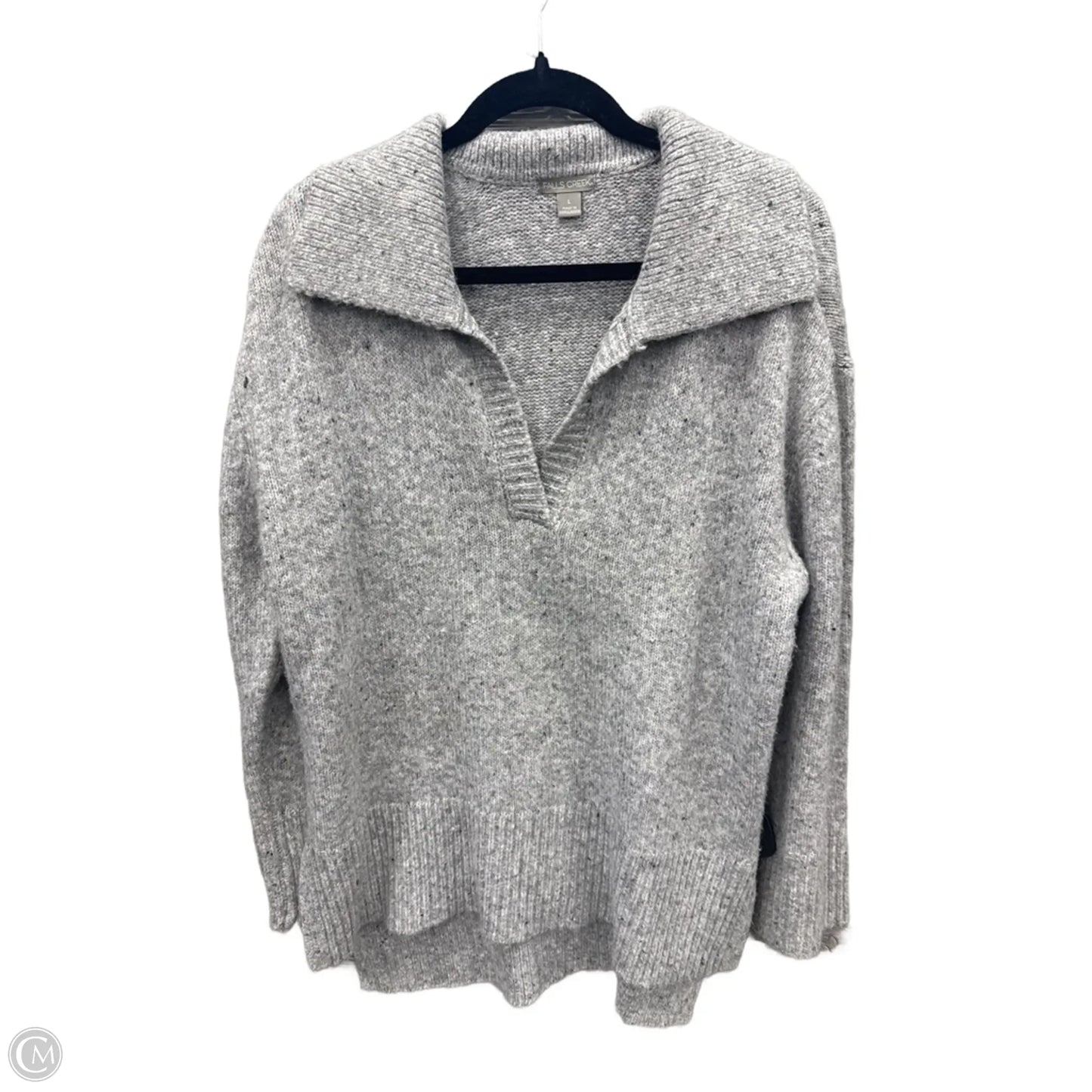 Sweater By Falls Creek In Grey, Size: L