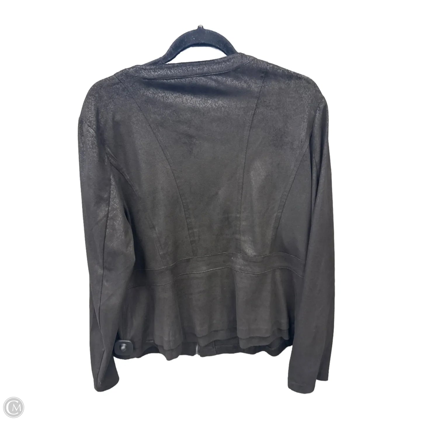 Top Long Sleeve By Cato In Black, Size: Xl
