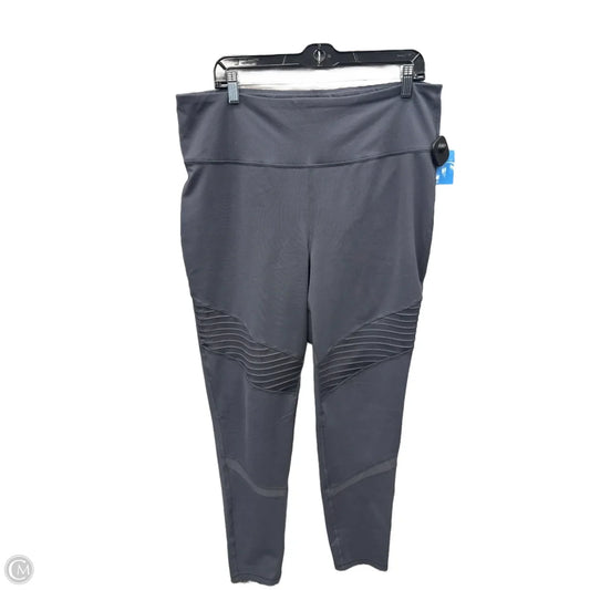 Athletic Leggings By Old Navy In Grey, Size: Xxl