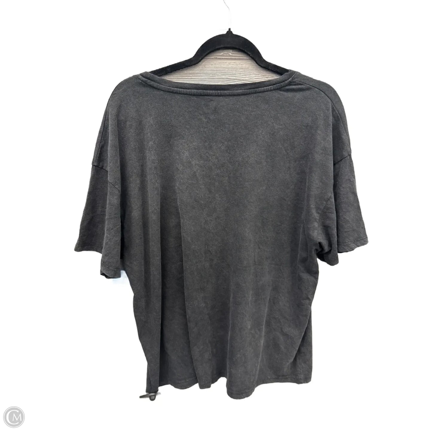 Top Short Sleeve By Clothes Mentor In Grey, Size: Xxl