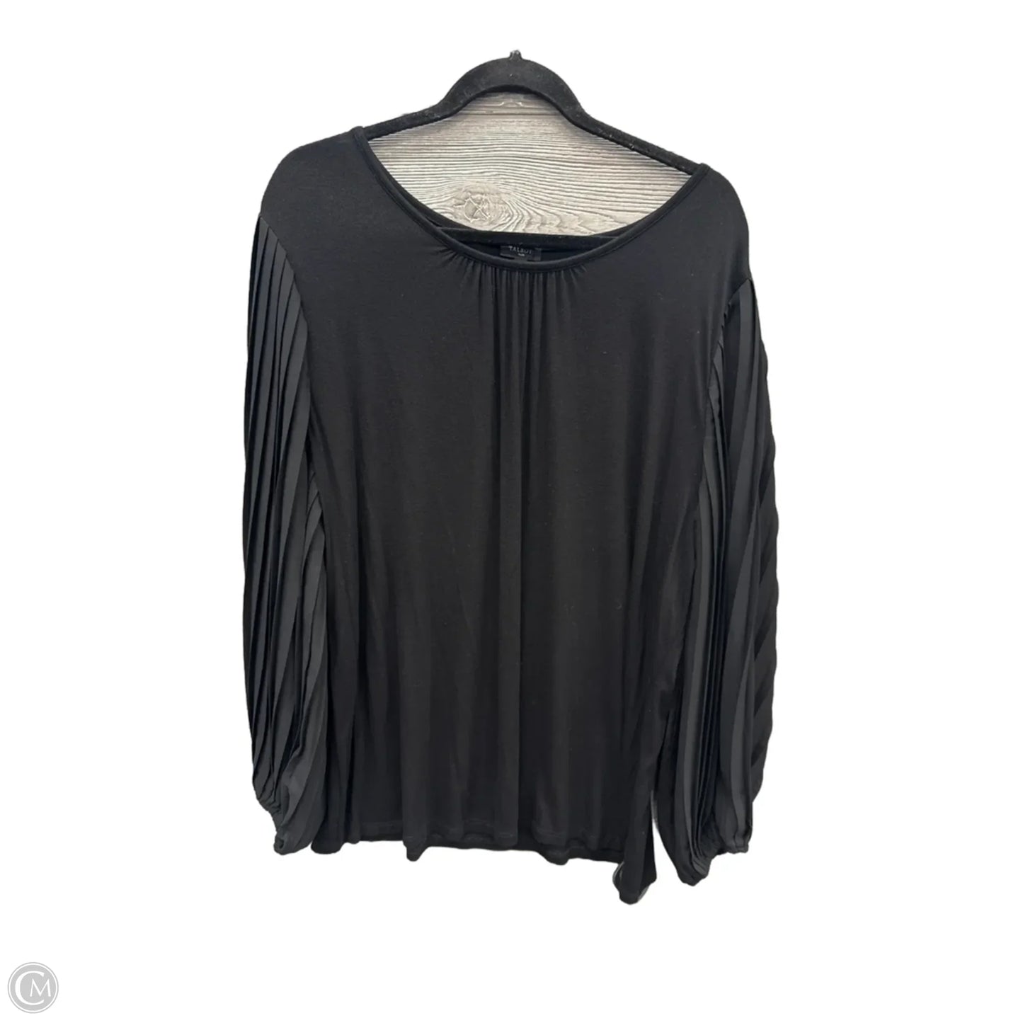 Top Long Sleeve By Talbots In Black, Size: 2x