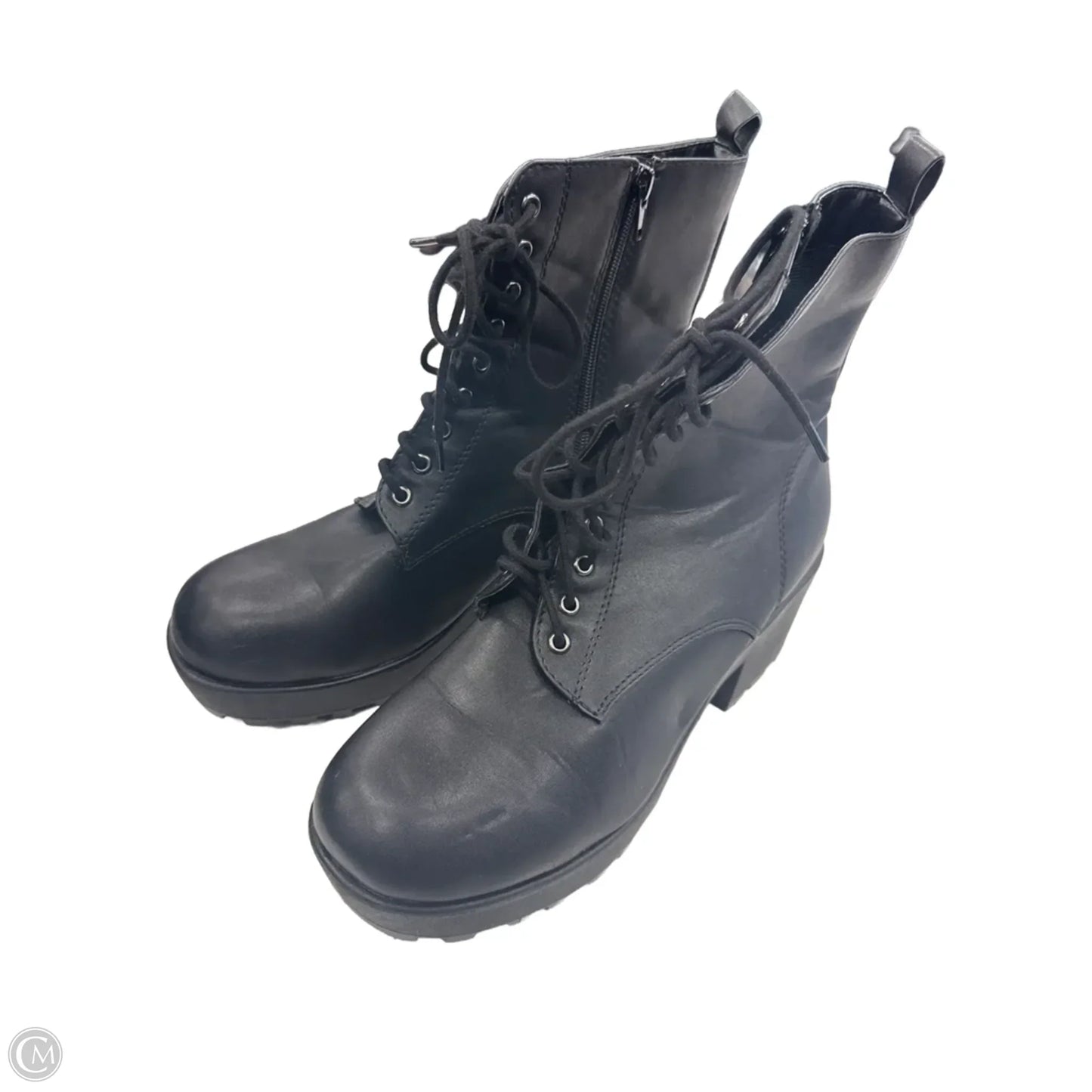 Boots Ankle Heels By Soda In Black, Size: 11