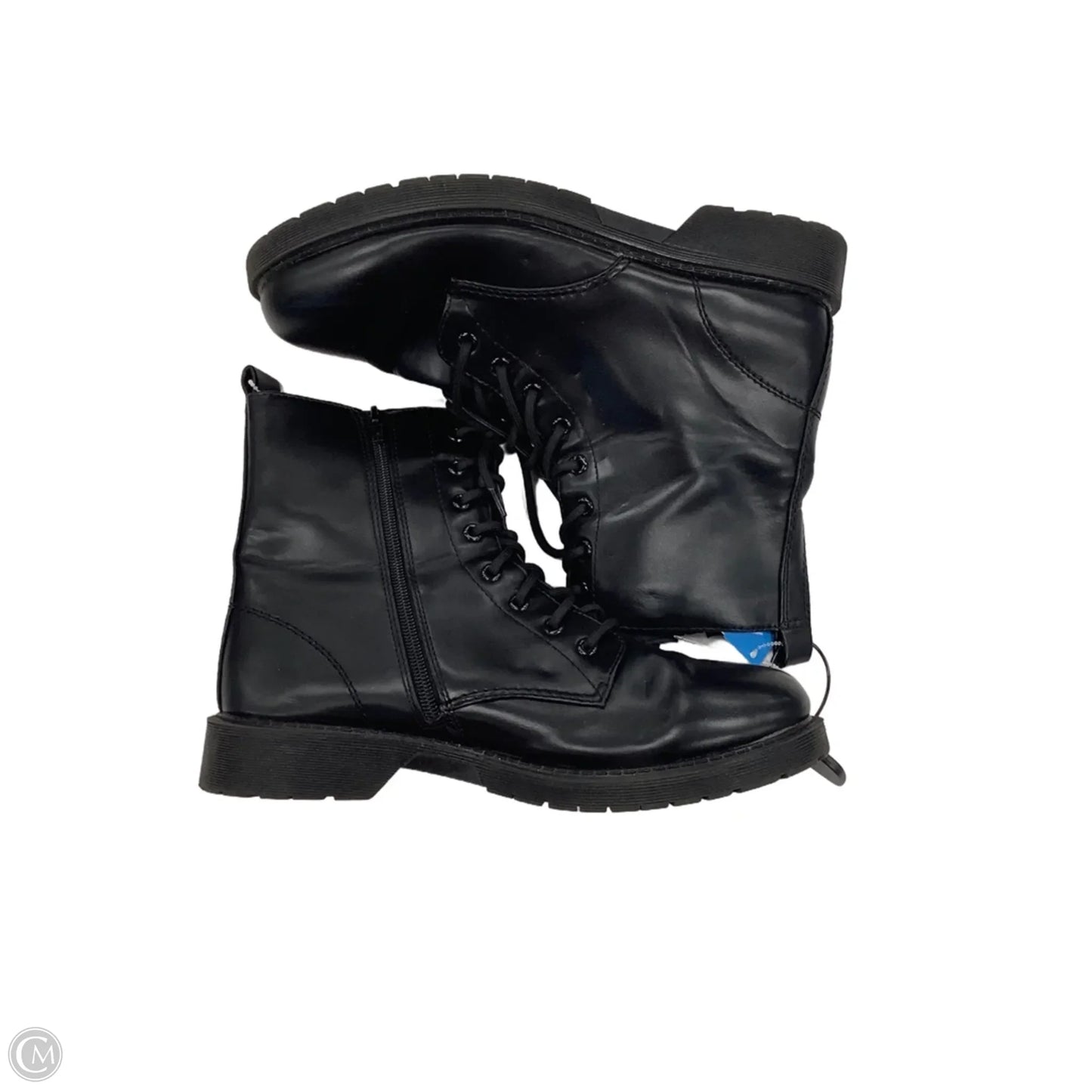 Boots Combat By Time And Tru In Black, Size: 11