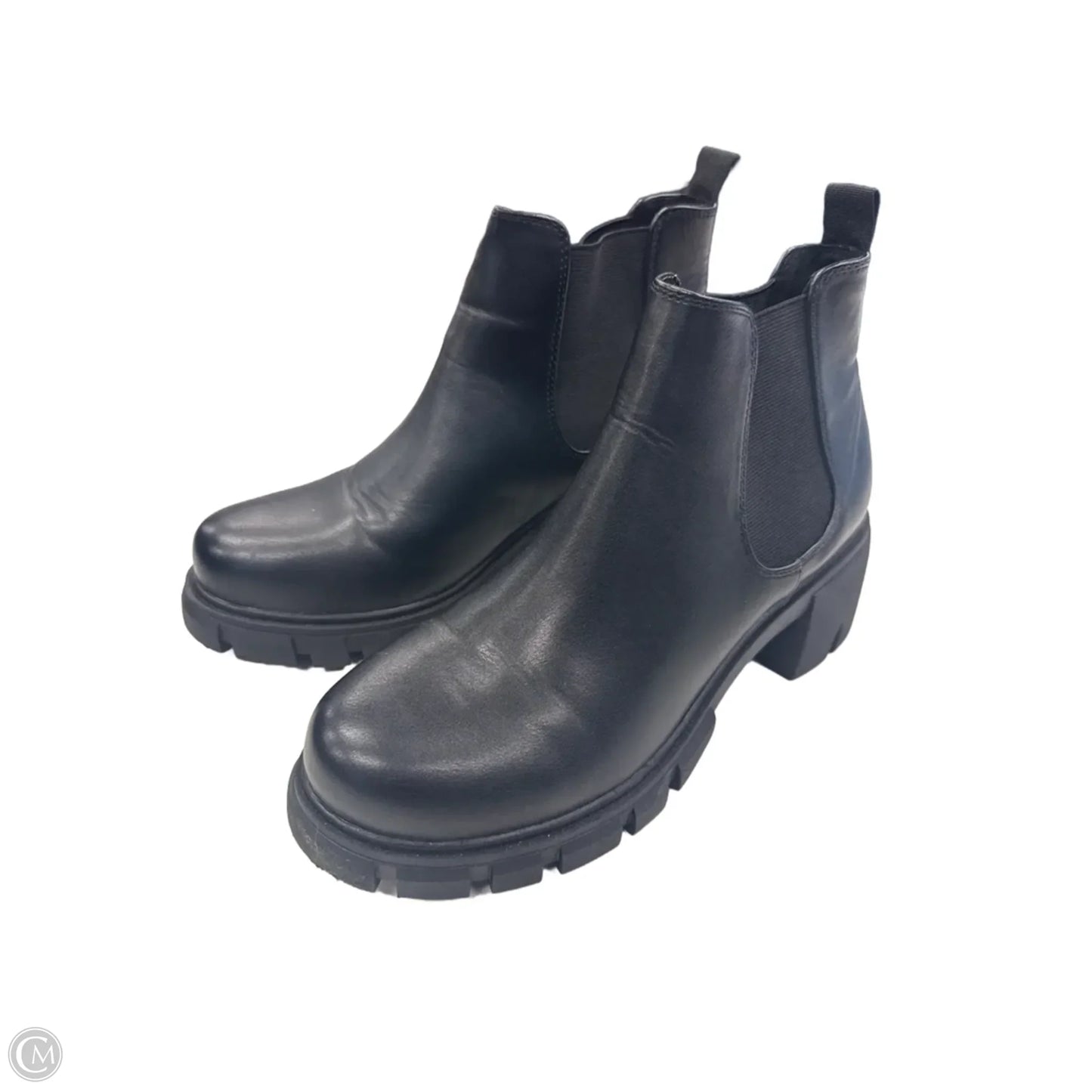 Boots Ankle Heels By Soda In Black, Size: 11