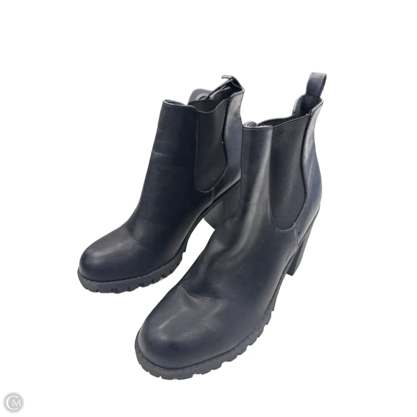 Boots Ankle Heels By Soda In Black, Size: 11