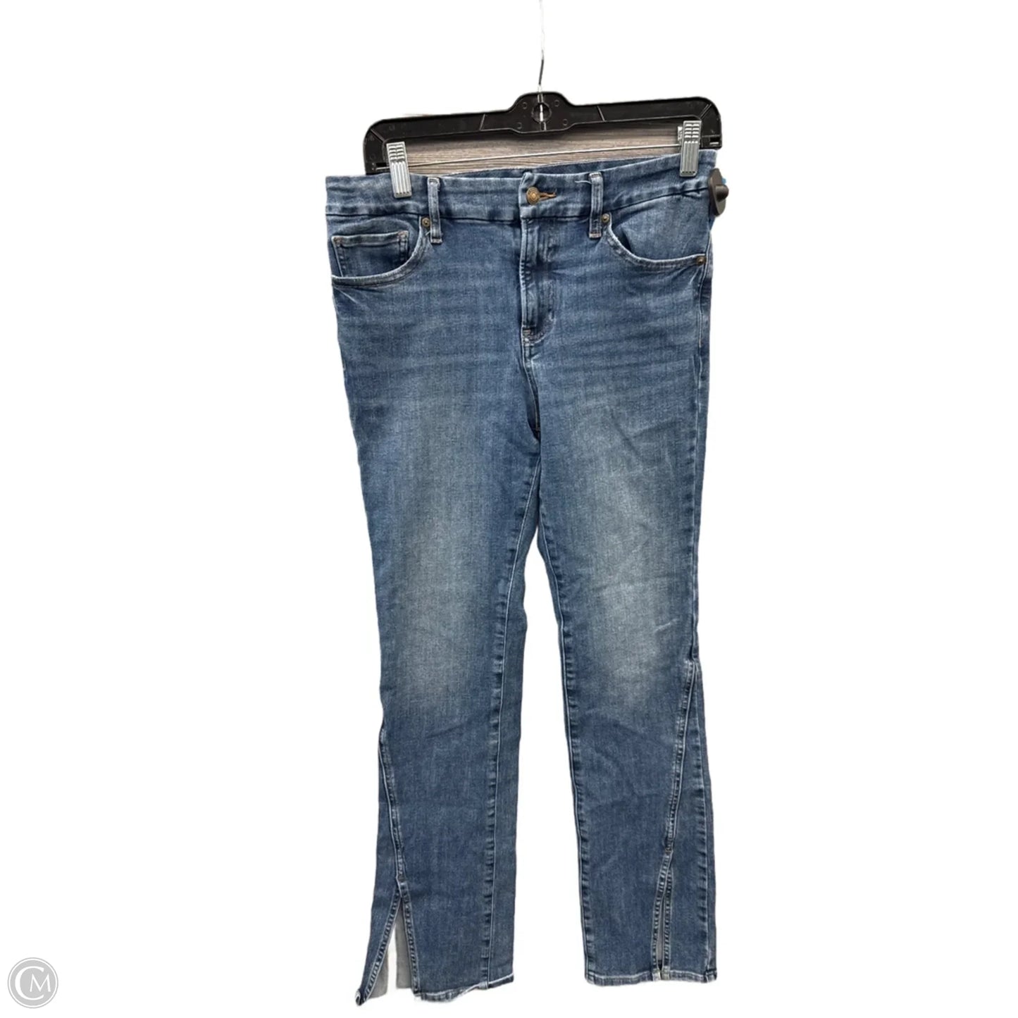 Jeans Flared By Express In Blue Denim, Size: 8
