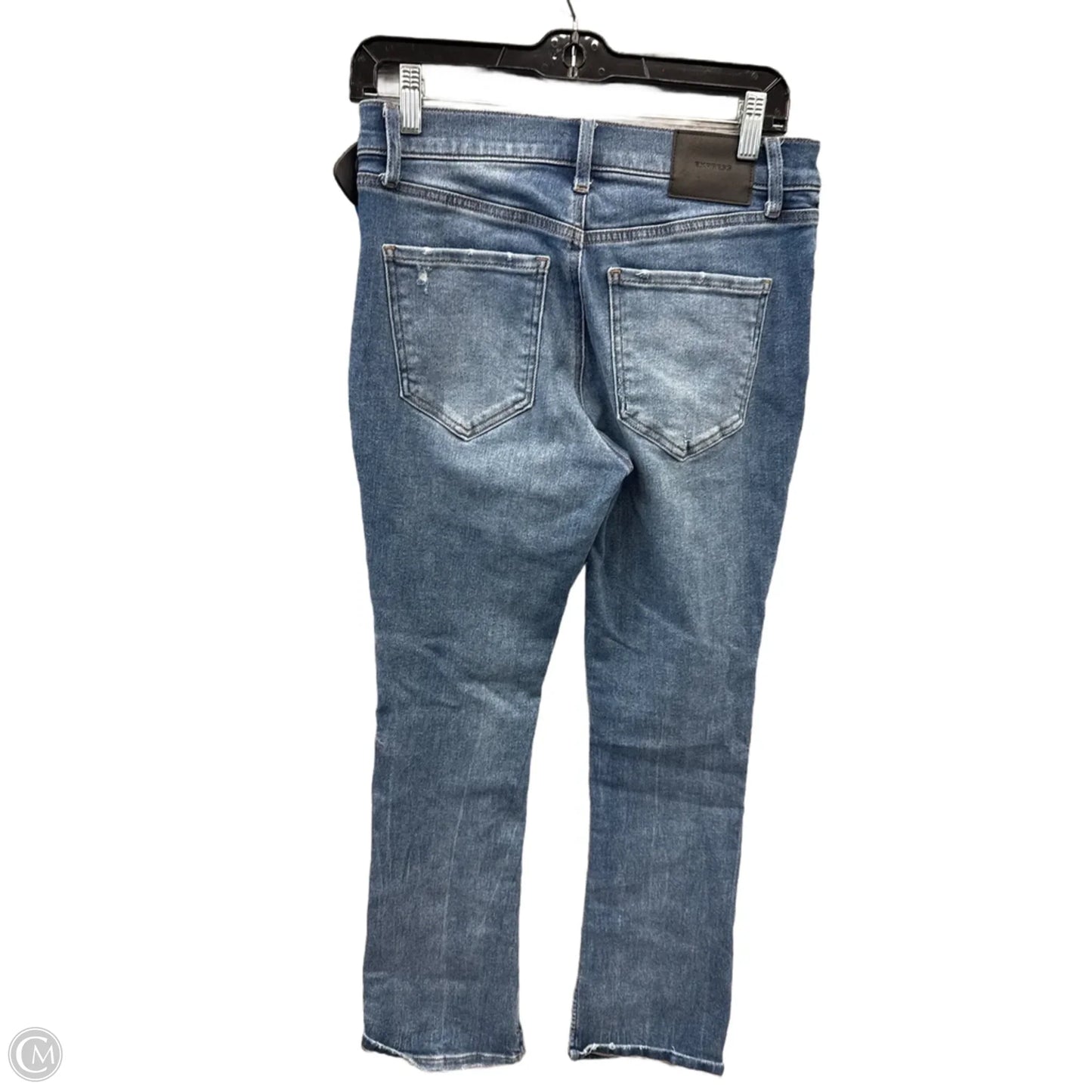 Jeans Straight By Express In Blue Denim, Size: 6