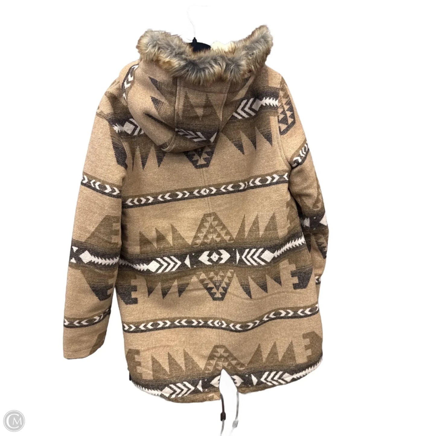 Coat Faux Fur & Sherpa By Legendary Whitetails In Brown, Size: M