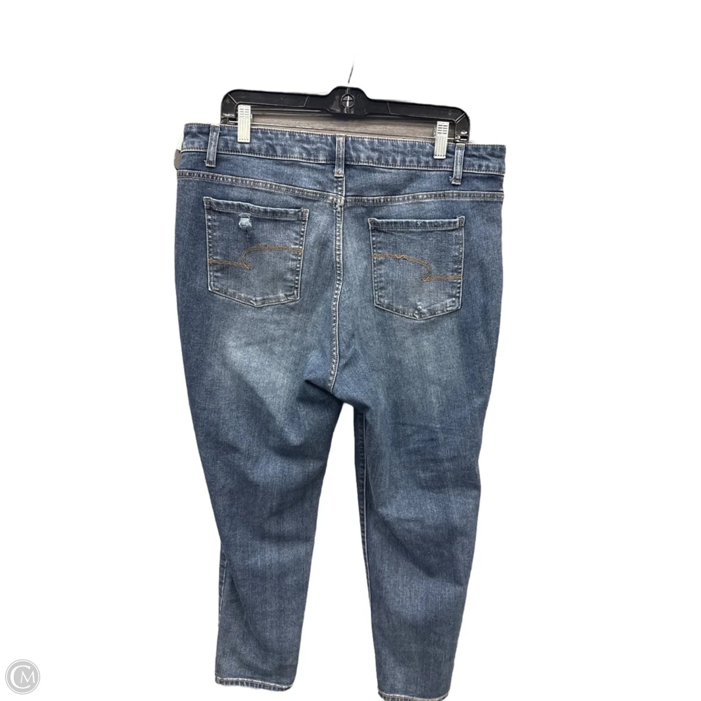 Jeans Skinny By Time And Tru In Blue Denim, Size: 20