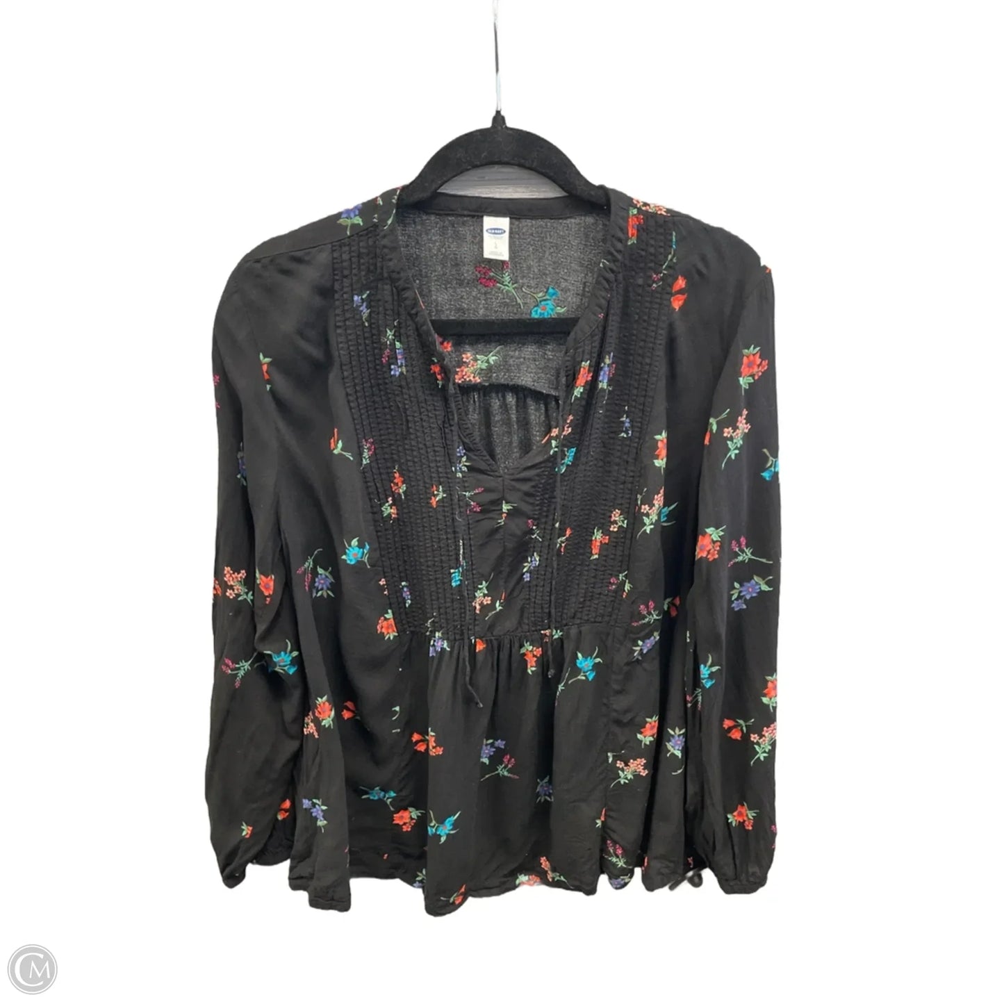 Top Long Sleeve By Old Navy In Black, Size: L