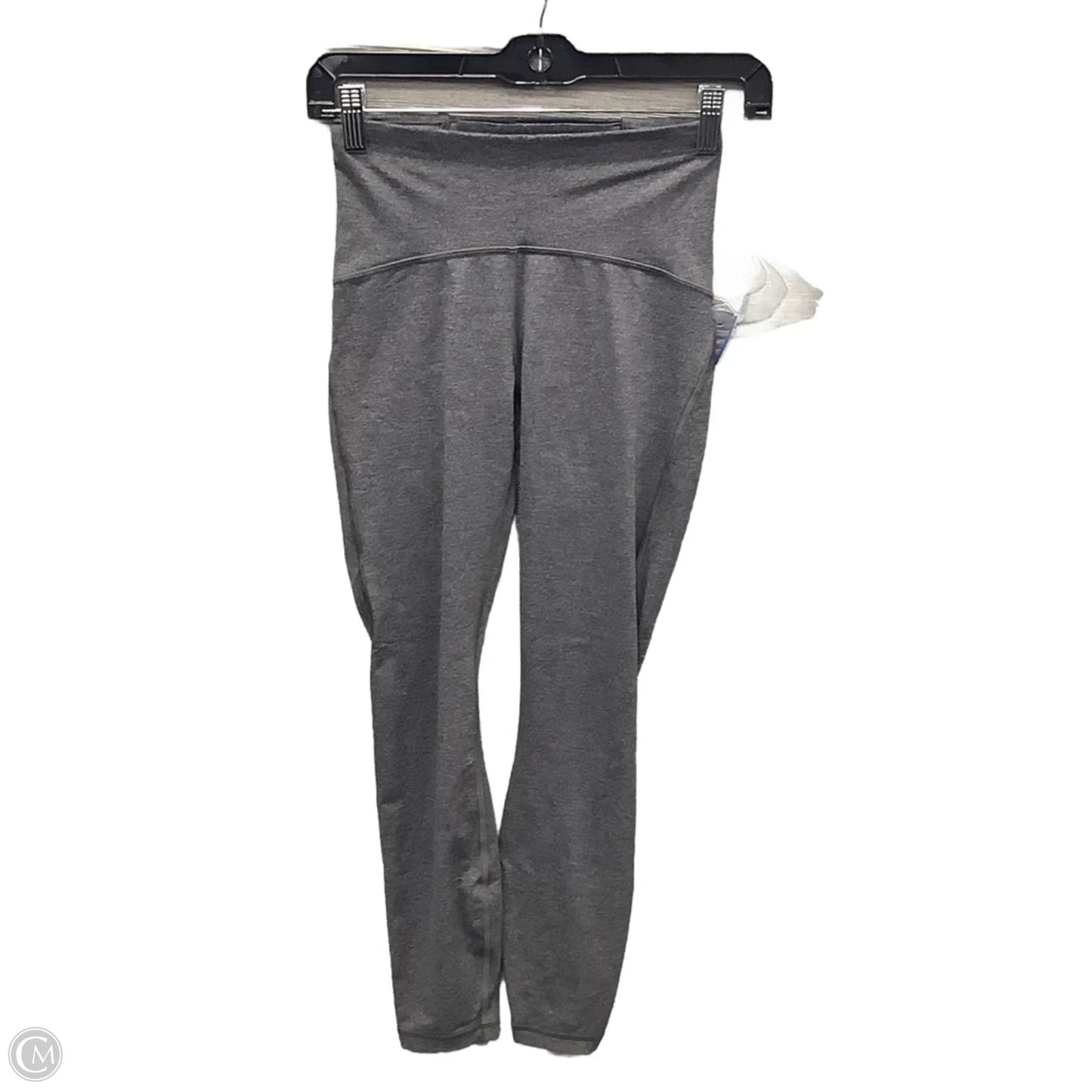 Athletic Capris By Lululemon In Grey, Size: 4