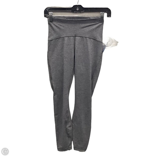 Athletic Capris By Lululemon In Grey, Size: 4