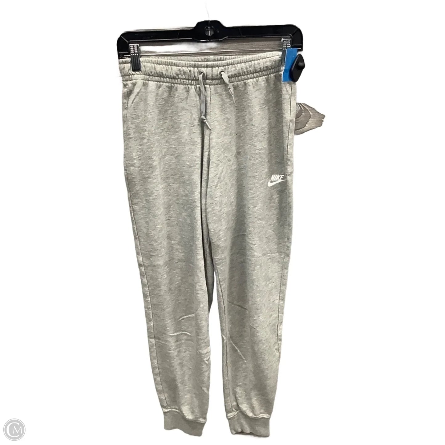 Athletic Pants By Nike Apparel In Grey, Size: S