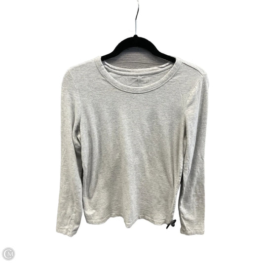 Top Long Sleeve Basic By Gap In Grey, Size: S
