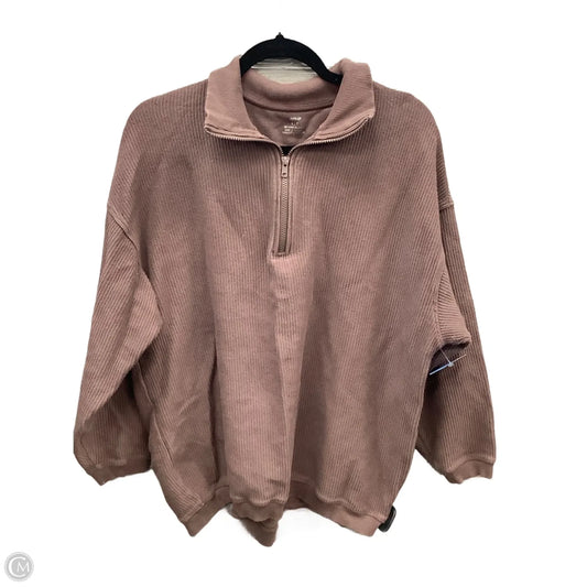 Sweatshirt Collar By Aerie In Brown, Size: S