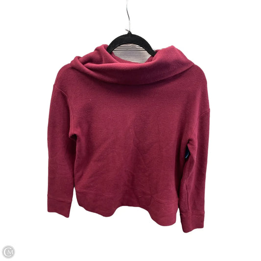 Top Long Sleeve By Banana Republic In Red, Size: Xs