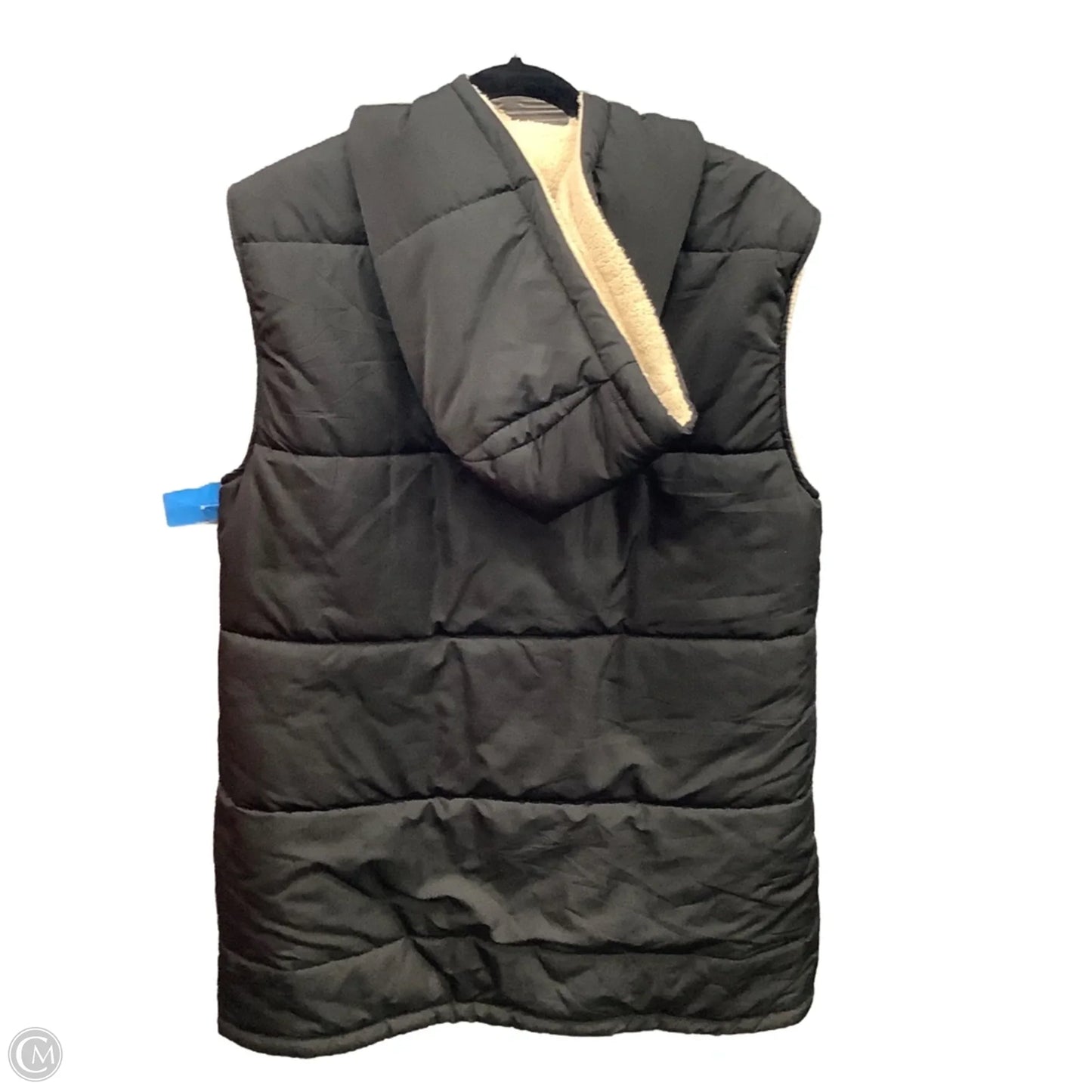 Vest Faux Fur & Sherpa By Prettygarden In Black & Brown, Size: L