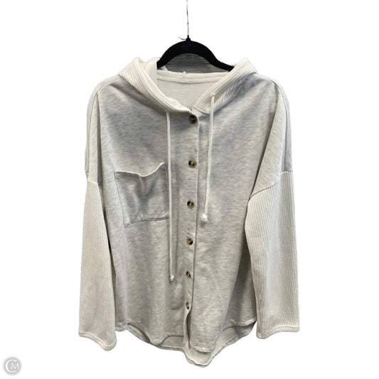 Top Long Sleeve By Clothes Mentor In Grey, Size: M