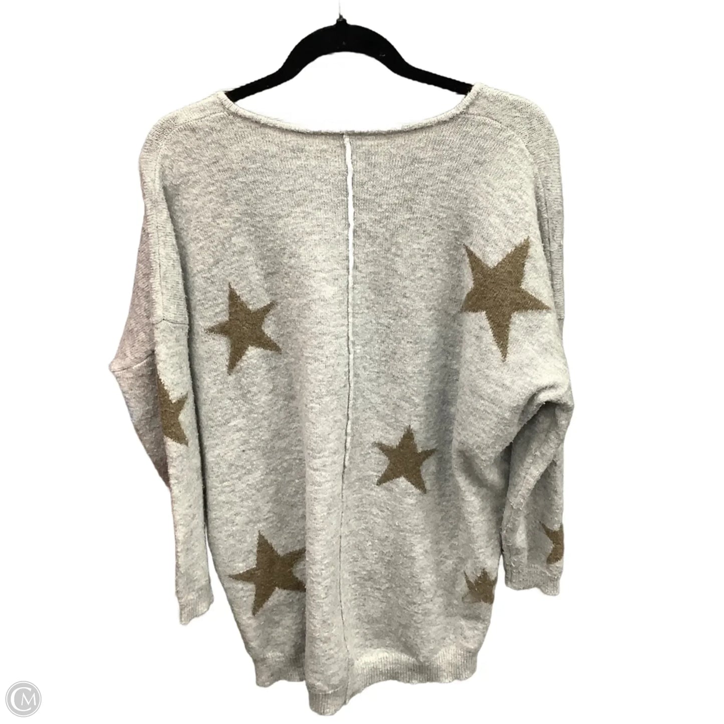 Sweater By Clothes Mentor In Grey, Size: M