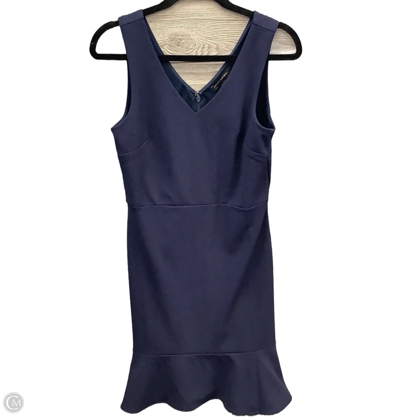 Dress Party Midi By Banana Republic In Navy, Size: 4